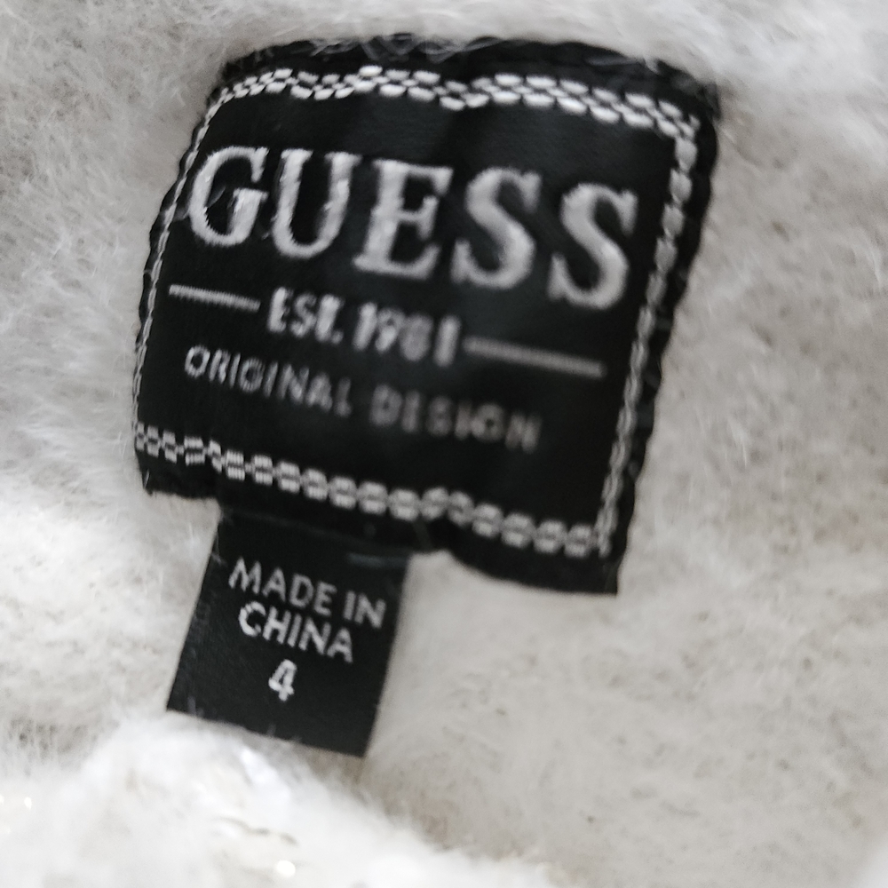 🍁 GUESS Kids Cream Cardigan Sweater - Picture 3 of 4